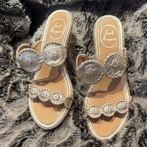 Jack Rogers Metallic Sandals